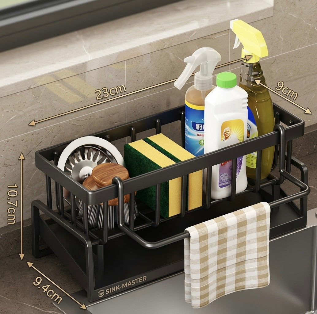 Hanging Rack – Integrated Draining & Storage, Kitchen Space-Saving Tool