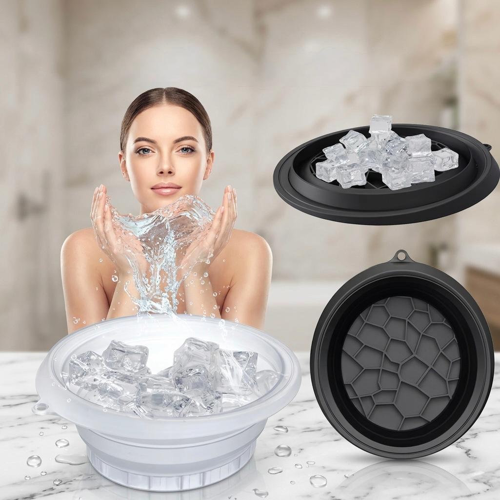 Silicone Facial Ice Tray | Portable De-Puffing & Cryo-Therapy